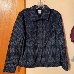 Chicos Shirt/Lightweight Jacket